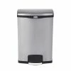 Budget 🎁 Rubbermaid Slim Jim Front Step On Pedal Bin Stainless Steel 90Ltr 🎉