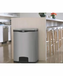 Budget 🎁 Rubbermaid Slim Jim Front Step On Pedal Bin Stainless Steel 90Ltr 🎉 10 Budget 🎁 Rubbermaid Slim Jim Front Step On Pedal Bin Stainless Steel 90Ltr 🎉 -Cleaning & Janitorial Supplies Shop ge939 frontstepstainlesssteel90