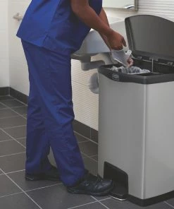 Budget 🎁 Rubbermaid Slim Jim Front Step On Pedal Bin Stainless Steel 90Ltr 🎉 15 Budget 🎁 Rubbermaid Slim Jim Front Step On Pedal Bin Stainless Steel 90Ltr 🎉 -Cleaning & Janitorial Supplies Shop ge939 steponfrontstainlesssteel905
