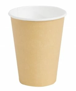 Discount 🤩 Fiesta Recyclable Coffee Cups Single Wall Kraft 340ml / 12oz ⌛