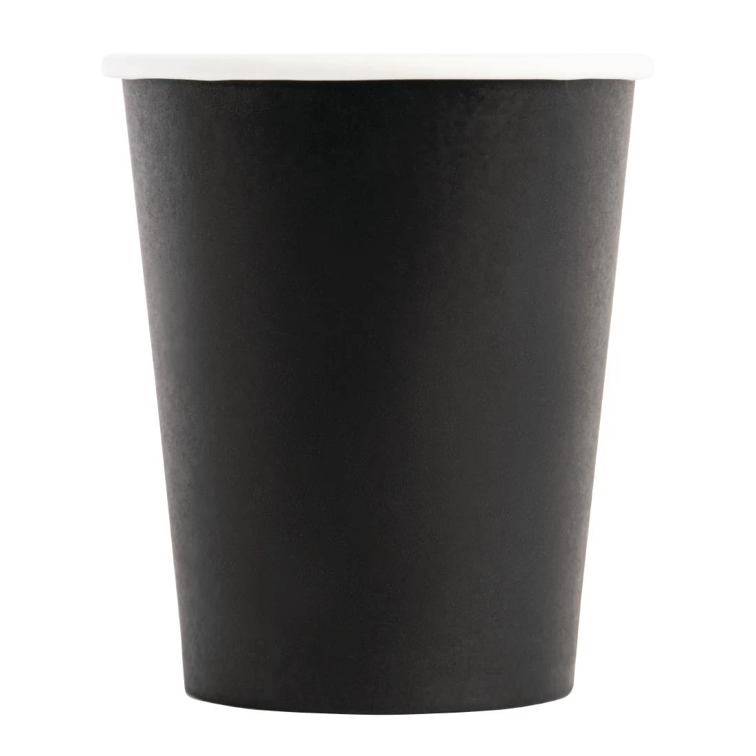 Promo 😀 Fiesta Recyclable Coffee Cups Single Wall Black 225ml / 8oz 🎁 2 Promo 😀 Fiesta Recyclable Coffee Cups Single Wall Black 225ml / 8oz 🎁 - Image 2
