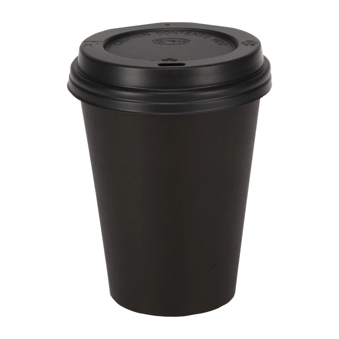 Outlet 💯 Fiesta Recyclable Coffee Cups Single Wall Black 340ml / 12oz 😍 4 Outlet 💯 Fiesta Recyclable Coffee Cups Single Wall Black 340ml / 12oz 😍 - Image 4