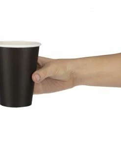 Outlet 💯 Fiesta Recyclable Coffee Cups Single Wall Black 340ml / 12oz 😍 9 Outlet 💯 Fiesta Recyclable Coffee Cups Single Wall Black 340ml / 12oz 😍 -Cleaning & Janitorial Supplies Shop gf043 gf0425