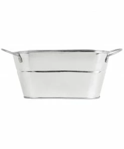 Budget 😉 Olympia Mini Metal Food Bucket Rectangle 😉 -Cleaning & Janitorial Supplies Shop gf249 galvanisedtub5