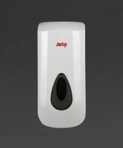 Discount ⭐ Jantex Manual Liquid Soap And Hand Sanitiser Dispenser 900ml White 😀