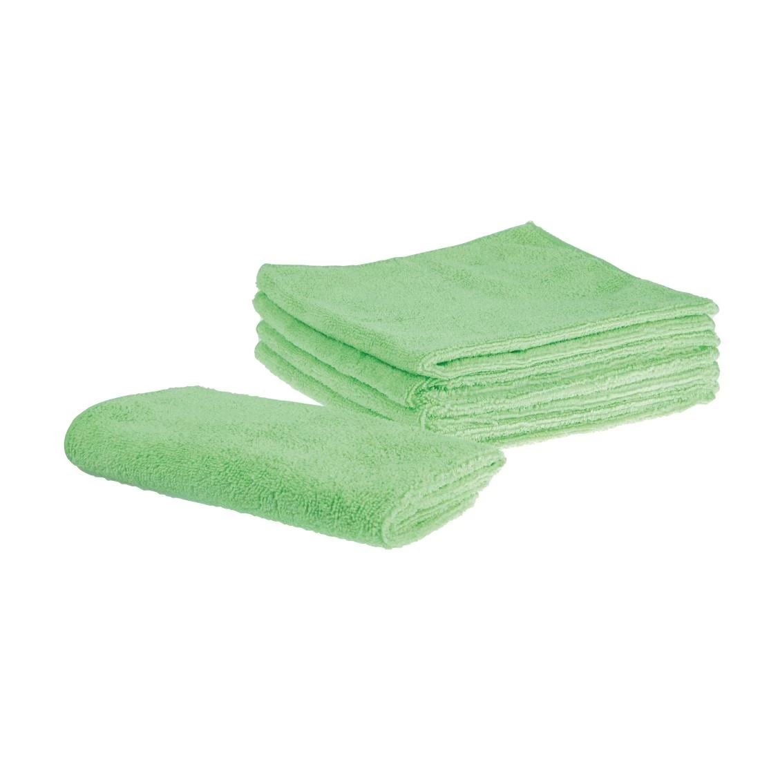 Discount ✨ Jantex Microfibre Cloths Green (Pack Of 5) 😍 2 Discount ✨ Jantex Microfibre Cloths Green (Pack Of 5) 😍 - Image 2