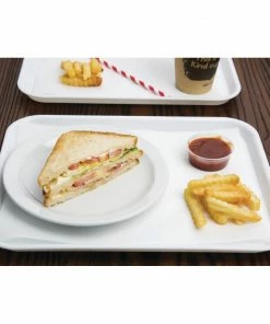 Discount 🤩 Olympia Kristallon Polypropylene Fast Food Tray White 😉 -Cleaning & Janitorial Supplies Shop gf995 foodservicetraywhite5