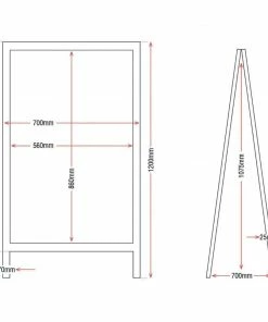Buy 😍 Olympia Pavement Board Wood Framed ✔️ -Cleaning & Janitorial Supplies Shop gg109 technicaldrawing