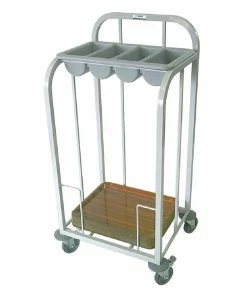 Cheapest 😀 Craven Steel Single Tier Cutlery And Tray Dispense Trolley 🎁
