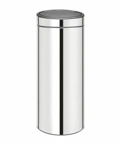 Discount 🎉 Brabantia Stainless Steel Touch Top Bullet Bin Silver 30Ltr 🧨