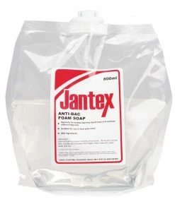 New 🎁 Jantex Unperfumed Antibacterial Foam Hand Soap 800ml (Pack Of 6) 🎉