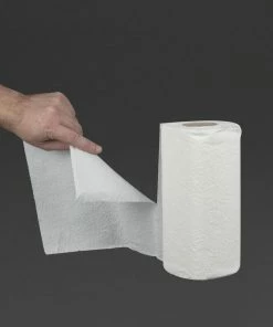 Deals ⌛ Jantex Kitchen Rolls White 2-Ply 11.5m (Pack Of 24) ⭐ -Cleaning & Janitorial Supplies Shop gh065 tear