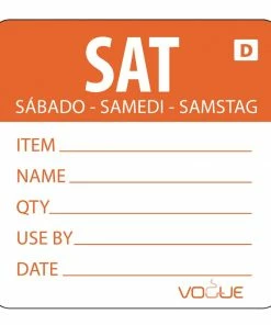 Coupon 👍 Vogue Dissolvable Day Of The Week Labels Saturday (Pack Of 250) ✨