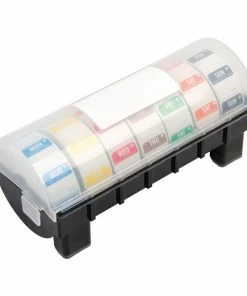 Cheap 👍 Vogue Removable Colour Coded Food Labels With 1" Dispenser 🎉