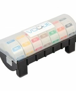 Best deal ⭐ Vogue Dissolvable Colour Coded Food Label Starter Kit With 1" Dispenser 💯