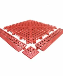 Hot Sale 🛒 COBA Red Female Edge Flexi-Deck Tiles (Pack Of 3) 🎁 5 Hot Sale 🛒 COBA Red Female Edge Flexi-Deck Tiles (Pack Of 3) 🎁 -Cleaning & Janitorial Supplies Shop gh605 flexideckredgroup1