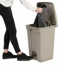 Flash Sale 😉 Jantex Kitchen Pedal Bin 45Ltr 😉 11 Flash Sale 😉 Jantex Kitchen Pedal Bin 45Ltr 😉 -Cleaning & Janitorial Supplies Shop gh637 pedalbin7