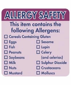 Best deal 🔔 Vogue Allergen Food Labels (Pack Of 500) 🔥