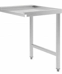 Best Sale 😍 Vogue Pass Through Dishwash Table Left 650(D)mm 💯 -Cleaning & Janitorial Supplies Shop gj533 1