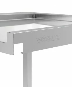 Best Sale 😍 Vogue Pass Through Dishwash Table Left 650(D)mm 💯 -Cleaning & Janitorial Supplies Shop gj533 2