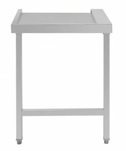 Best Sale 😍 Vogue Pass Through Dishwash Table Left 650(D)mm 💯 -Cleaning & Janitorial Supplies Shop gj533 5