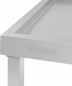 Best Pirce 🔔 Vogue Pass Through Dishwash Table Right 650(D)mm ✔️ -Cleaning & Janitorial Supplies Shop gj534 2