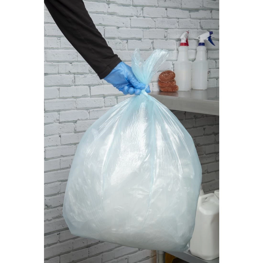Buy 🥰 Jantex Large Medium Duty Blue Bin Bags 80Ltr (Pack Of 200) ❤️ 2 Buy 🥰 Jantex Large Medium Duty Blue Bin Bags 80Ltr (Pack Of 200) ❤️ - Image 2
