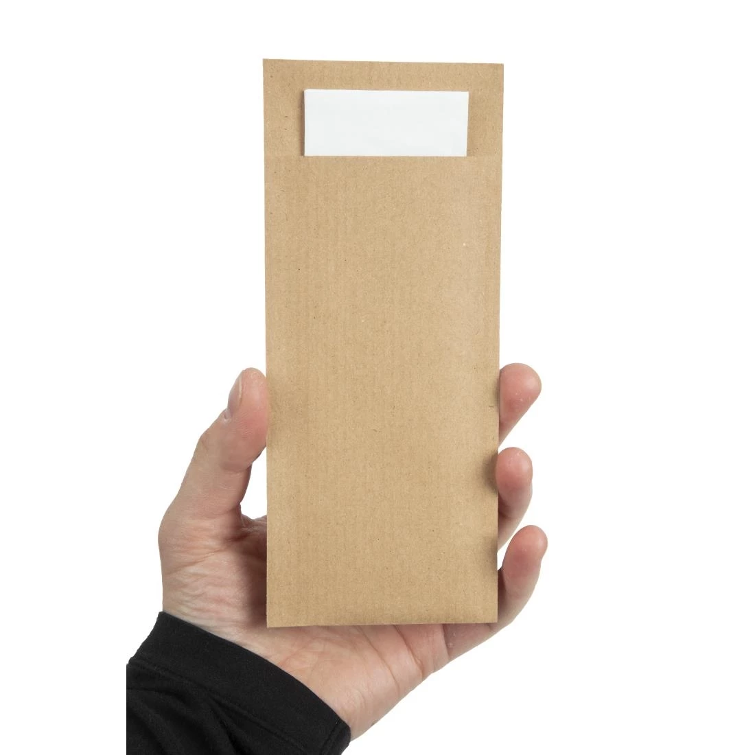 Outlet 🌟 Europochette Brown Cutlery Pouch With White Napkin (Pack Of 500) 😉 3 Outlet 🌟 Europochette Brown Cutlery Pouch With White Napkin (Pack Of 500) 😉 - Image 3