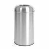 Wholesale 👍 Bolero Stainless Steel Open Lid Bullet Bin Silver 40Ltr 😉