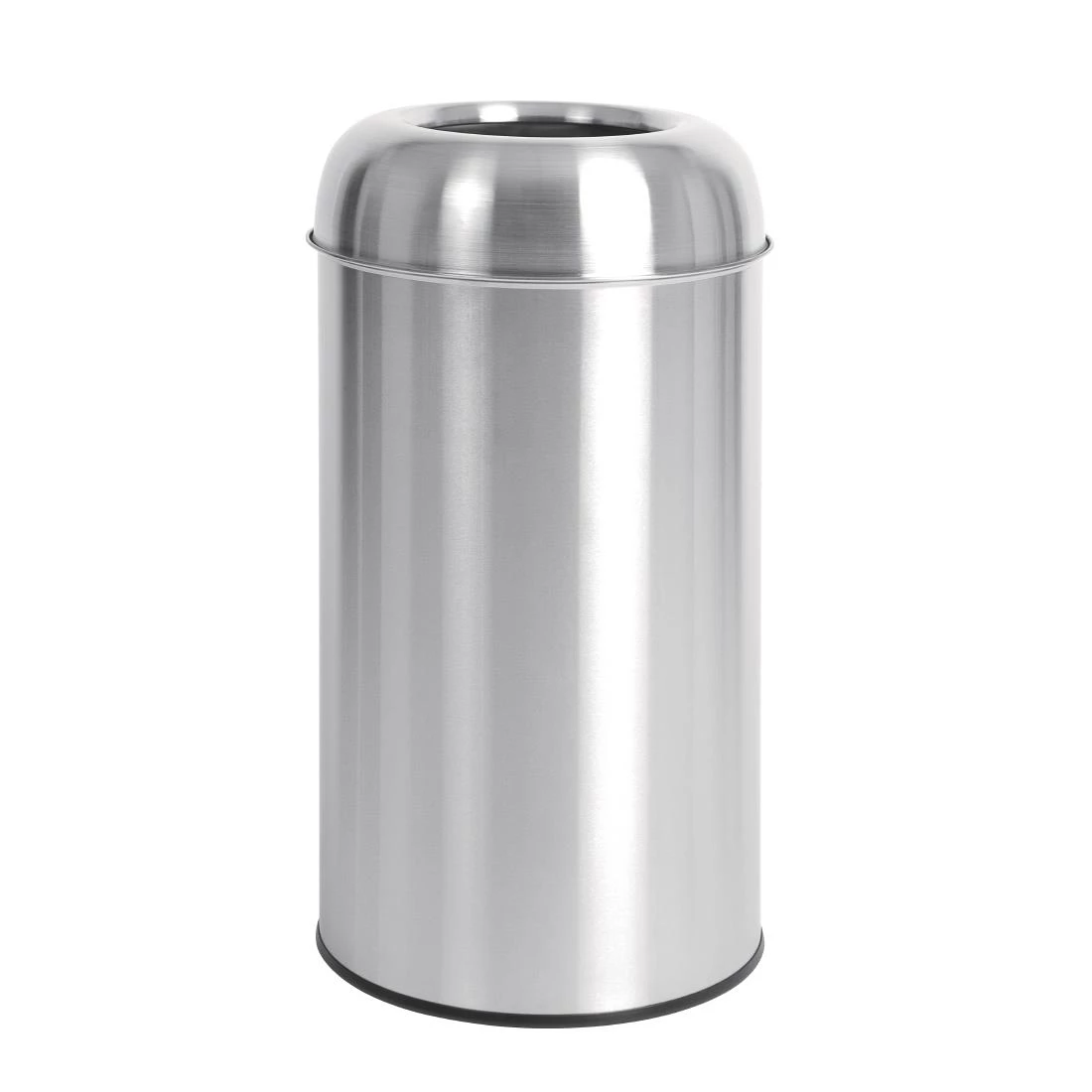 Wholesale 👍 Bolero Stainless Steel Open Lid Bullet Bin Silver 40Ltr 😉 1 Wholesale 👍 Bolero Stainless Steel Open Lid Bullet Bin Silver 40Ltr 😉