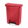 Discount 😀 Rubbermaid Slim Jim Step On Front Pedal Red 30Ltr 🔔