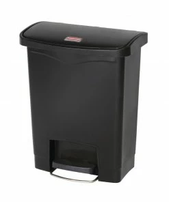 Budget 👏 Rubbermaid Slim Jim Step On Front Pedal Black 30Ltr 😍