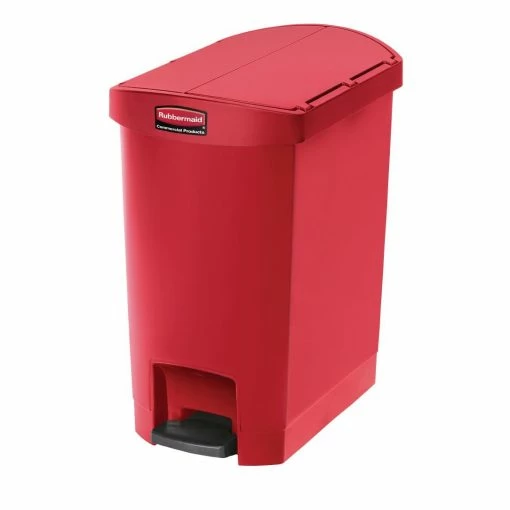 Hot Sale π Rubbermaid Slim Jim End Step On Pedal Bin Red 30Ltr β 6 Hot Sale π Rubbermaid Slim Jim End Step On Pedal Bin Red 30Ltr β -Cleaning & Janitorial Supplies Shop gl023 rubbermaid bin