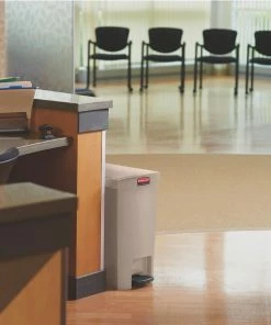 Best deal 🛒 Rubbermaid Slim Jim End Step On Pedal Bin Beige 30Ltr 🛒 8 Best deal 🛒 Rubbermaid Slim Jim End Step On Pedal Bin Beige 30Ltr 🛒 -Cleaning & Janitorial Supplies Shop gl024 endsteppedalbeige302