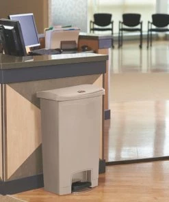 Cheap 💯 Rubbermaid Slim Jim Step On Front Pedal Beige 50Ltr 😀 13 Cheap 💯 Rubbermaid Slim Jim Step On Front Pedal Beige 50Ltr 😀 -Cleaning & Janitorial Supplies Shop gl027 steponfrontpedalbeige504