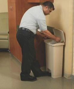 Cheap 💯 Rubbermaid Slim Jim Step On Front Pedal Beige 50Ltr 😀 15 Cheap 💯 Rubbermaid Slim Jim Step On Front Pedal Beige 50Ltr 😀 -Cleaning & Janitorial Supplies Shop gl027 steponfrontpedalbeige506