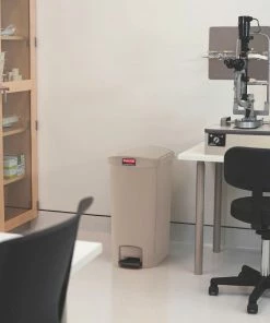 Cheap ✔️ Rubbermaid Slim Jim End Step On Pedal Bin Beige 50Ltr ⭐ 15 Cheap ✔️ Rubbermaid Slim Jim End Step On Pedal Bin Beige 50Ltr ⭐ -Cleaning & Janitorial Supplies Shop gl030 endsteppedalbeige50