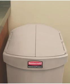 Cheap ✔️ Rubbermaid Slim Jim End Step On Pedal Bin Beige 50Ltr ⭐ 12 Cheap ✔️ Rubbermaid Slim Jim End Step On Pedal Bin Beige 50Ltr ⭐ -Cleaning & Janitorial Supplies Shop gl030 endsteppedalbeige504