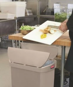 Cheap ✔️ Rubbermaid Slim Jim End Step On Pedal Bin Beige 50Ltr ⭐ 10 Cheap ✔️ Rubbermaid Slim Jim End Step On Pedal Bin Beige 50Ltr ⭐ -Cleaning & Janitorial Supplies Shop gl030 endsteppedalbeige507