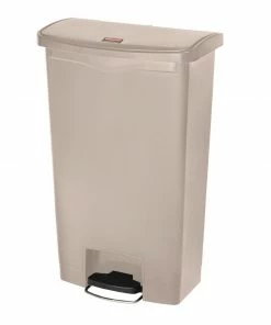 Buy ❤️ Rubbermaid Slim Jim Step On Front Pedal Beige 68Ltr 🔥