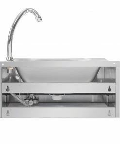 Budget ๐ Vogue Stainless Steel Knee Operated Sink ๐ 12 Budget ๐ Vogue Stainless Steel Knee Operated Sink ๐ -Cleaning & Janitorial Supplies Shop gl280 4