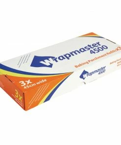 Hot Sale ๐ Wrapmaster Baking Parchment 450mm X 50m (Pack Of 3) ๐