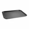 Budget 🎉 Olympia Kristallon Polypropylene Rectangular Non-Slip Tray Black 🧨
