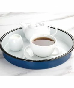 Coupon ✨ Olympia Enamelled Steel Round Service Tray 320mm ❤️ 12 Coupon ✨ Olympia Enamelled Steel Round Service Tray 320mm ❤️ -Cleaning & Janitorial Supplies Shop gm240 enamelservingtray3