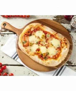 Best deal 🌟 Olympia Acacia Wood Round Pizza Paddle Board 355mm 😉 -Cleaning & Janitorial Supplies Shop gm262 new22 6