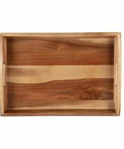 Deals ✔️ Olympia Large Acacia Wood Butler Tray 510mm ✔️ -Cleaning & Janitorial Supplies Shop gm266 traynew