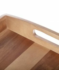 Deals ✔️ Olympia Large Acacia Wood Butler Tray 510mm ✔️ -Cleaning & Janitorial Supplies Shop gm266 traynew 3
