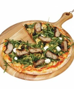 Cheap ๐ Olympia Acacia Wood Round Pizza Paddle Board 330mm โ๏ธ 14 Cheap ๐ Olympia Acacia Wood Round Pizza Paddle Board 330mm โ๏ธ -Cleaning & Janitorial Supplies Shop gm308 gm262 with pizza 1