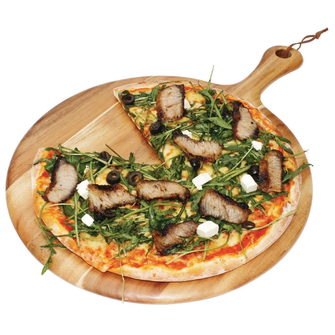 Cheap ๐ Olympia Acacia Wood Round Pizza Paddle Board 330mm โ๏ธ 7 Cheap ๐ Olympia Acacia Wood Round Pizza Paddle Board 330mm โ๏ธ - Image 7