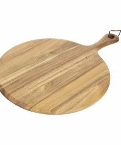 Cheap 😉 Olympia Acacia Wood Round Pizza Paddle Board 330mm ✔️